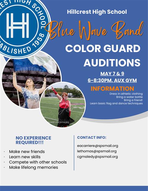 Color Guard Auditions